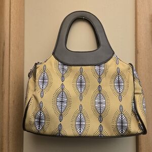 Izzy & Liv Afrocentric Yellow Print Women's Purse